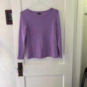 Talbots lavender cashmere sweater